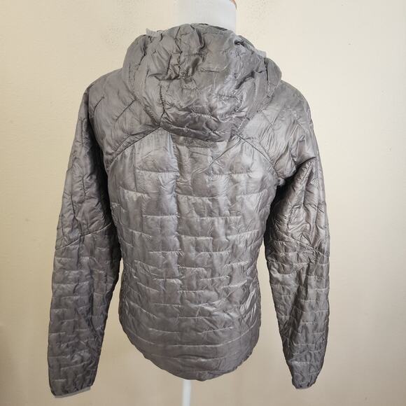Patagonia Jacket Womens XS Gray Micro Puff Sweater Puffer Quilted Hoody 84040 - Picture 4 of 9
